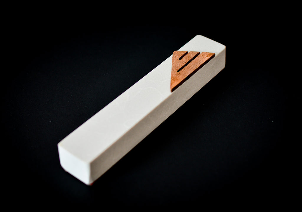 Cream White Mezuzah
