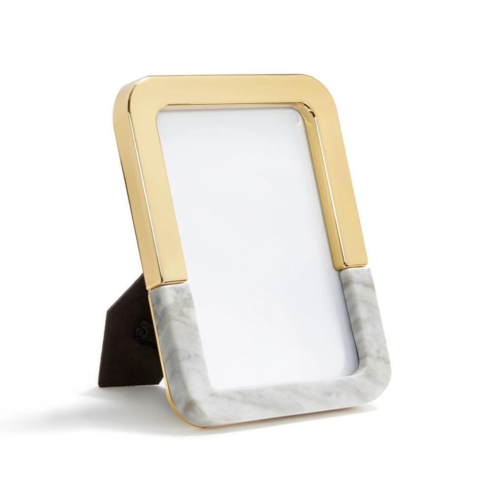 Frame Carrara Marble + Gold