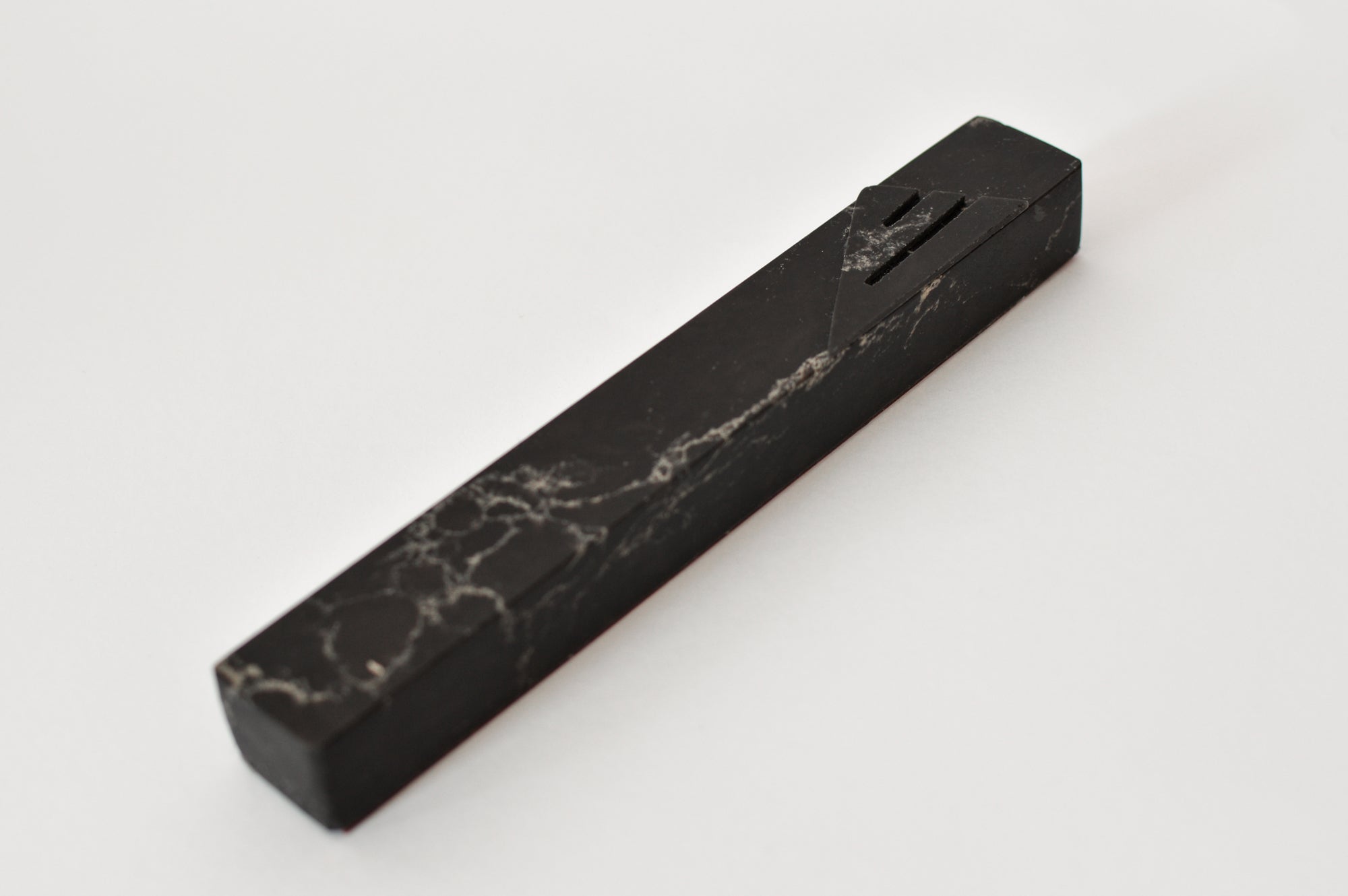 Eclipse Mezuzah Black Marble