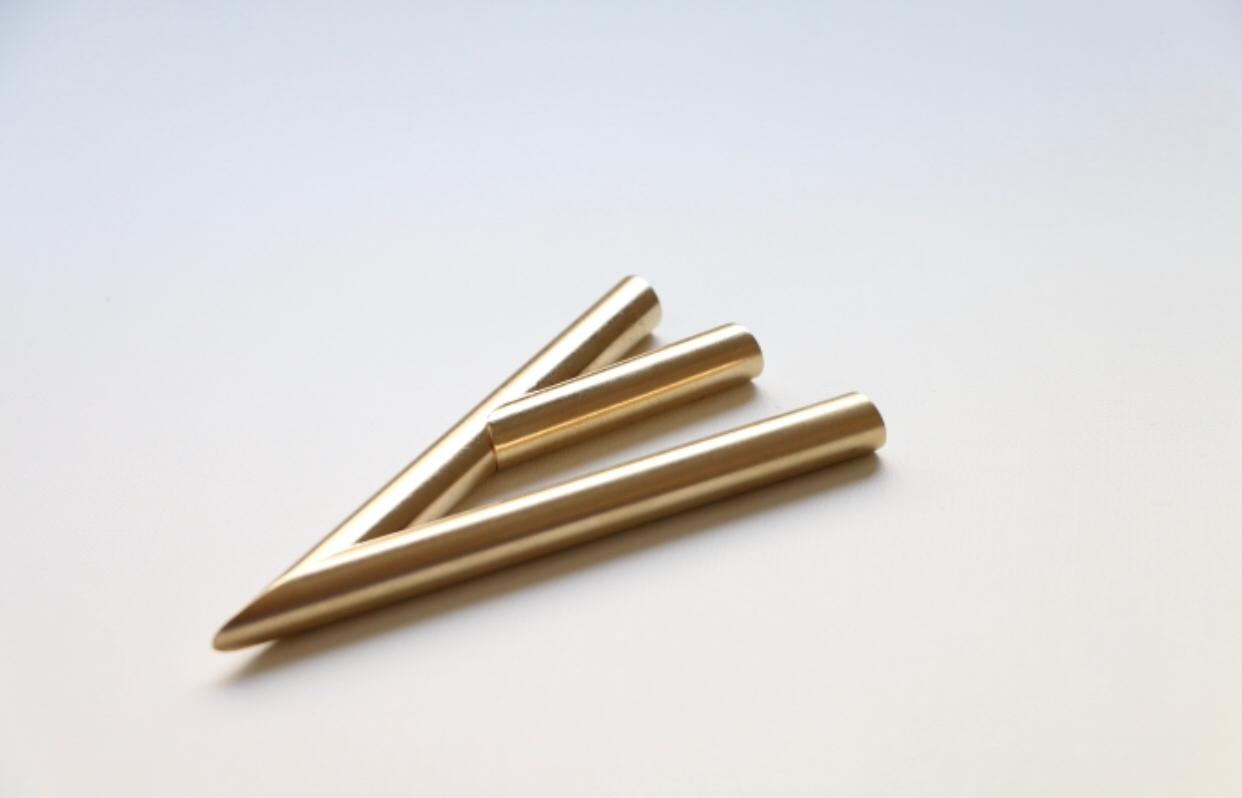 Architecture Gold Shin Mezuzah