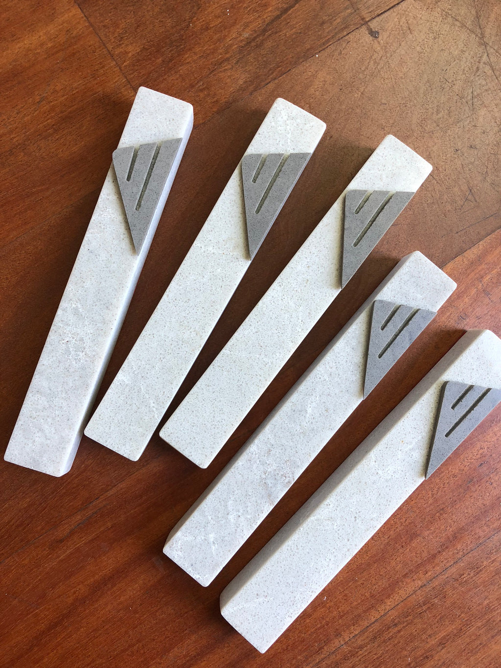 Greige Taupe Mezuzah