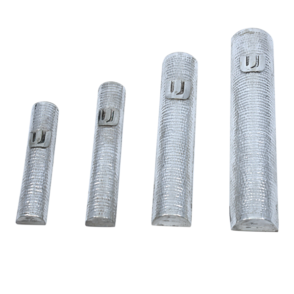 Sterling Silver Mezuzah Case Chella Points