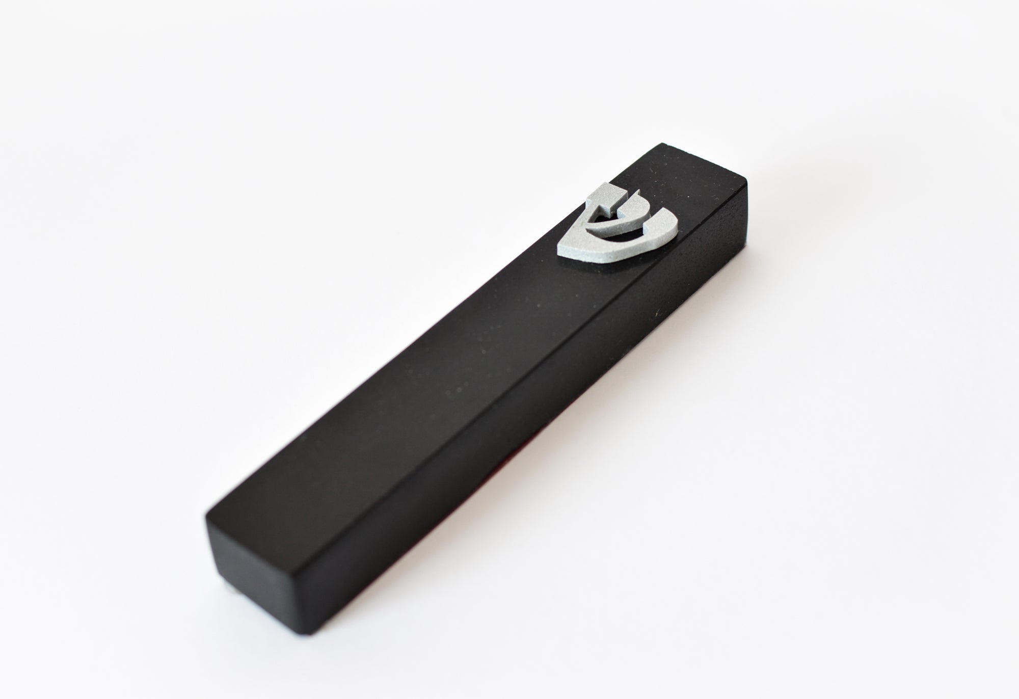 Jet Black Mezuzah