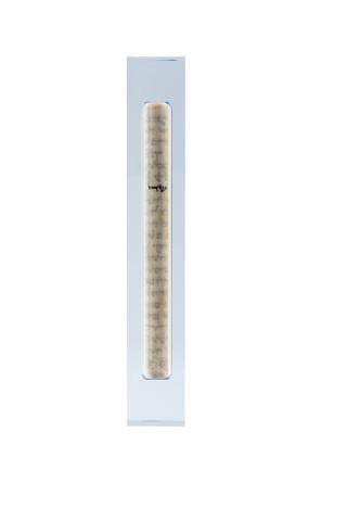 The Lucite Mezuzah Large Baby Blue