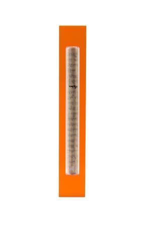 The Lucite Mezuzah Large Orange