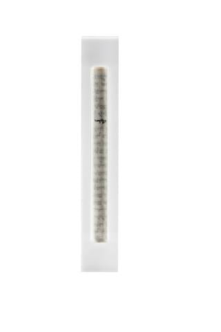 The Lucite Mezuzah Large White