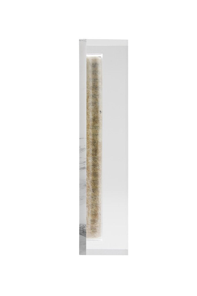 The Lucite Mezuzah Medium Calacatta Marble