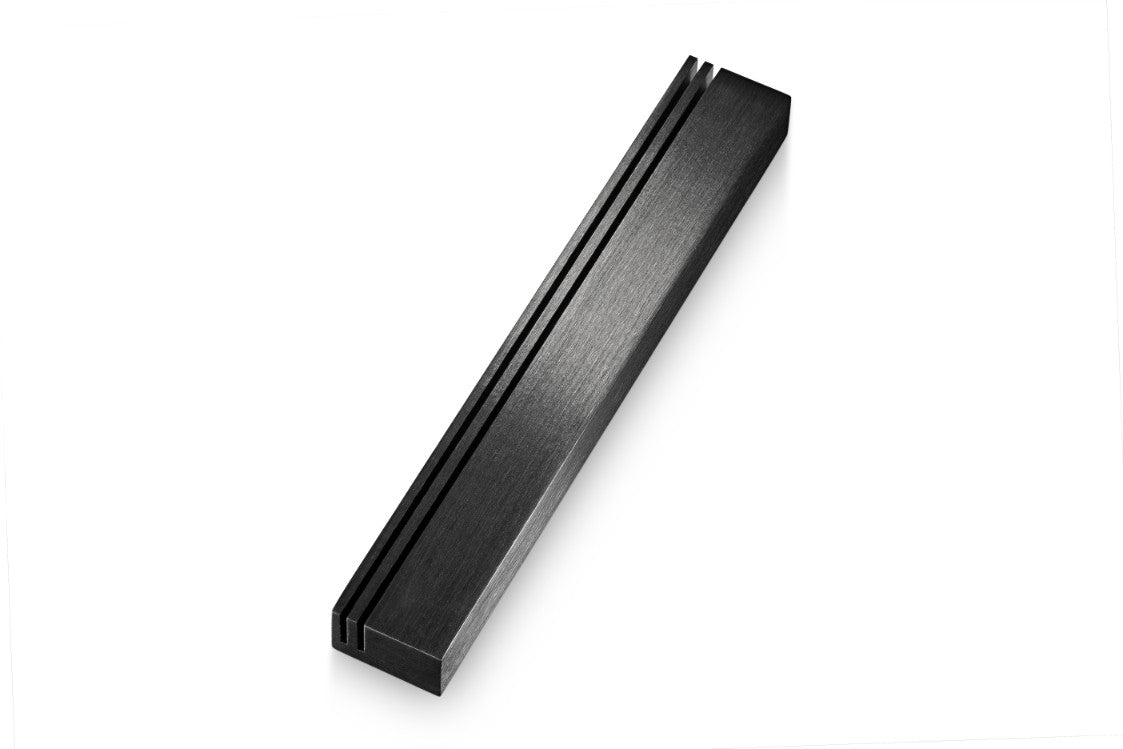 Track Aluminum Mezuzah Black