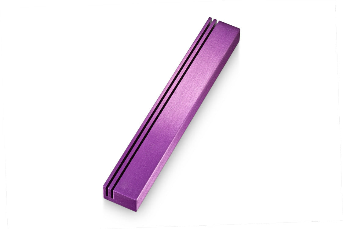 Track Aluminum Mezuzah Purple