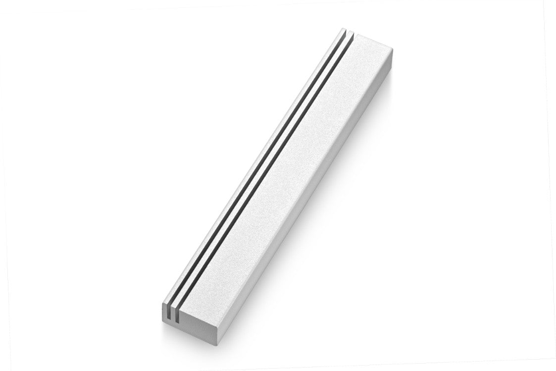 Track Aluminum Mezuzah White
