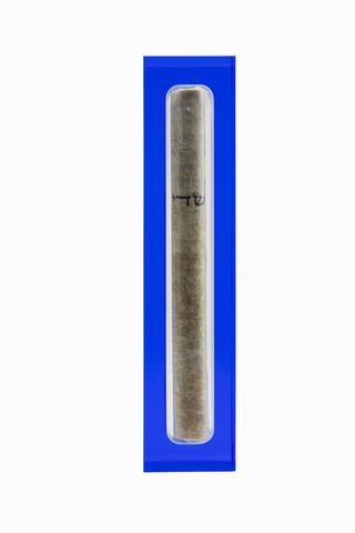 The Lucite Mezuzah Small Blue