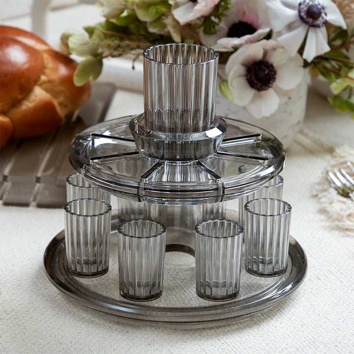 Kiddush Wine Fountain Set | Smoke