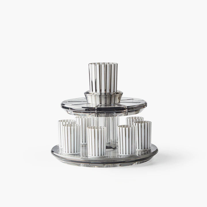 Kiddush Wine Fountain Set | Smoke White