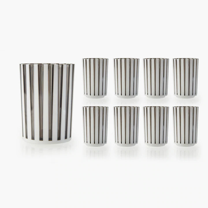 Kiddush Cups | Smoke White