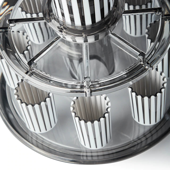 Kiddush Wine Fountain Set | Smoke White