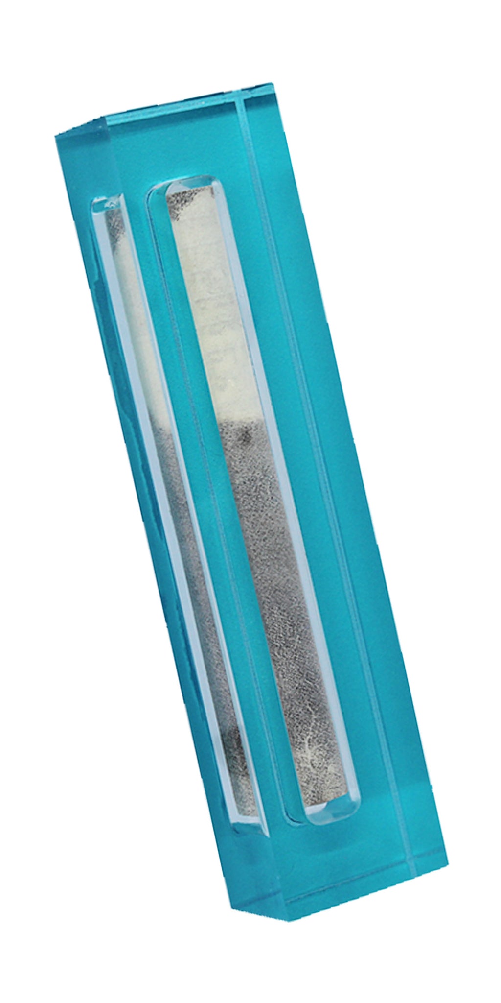 Lucite Mezuzah Teal