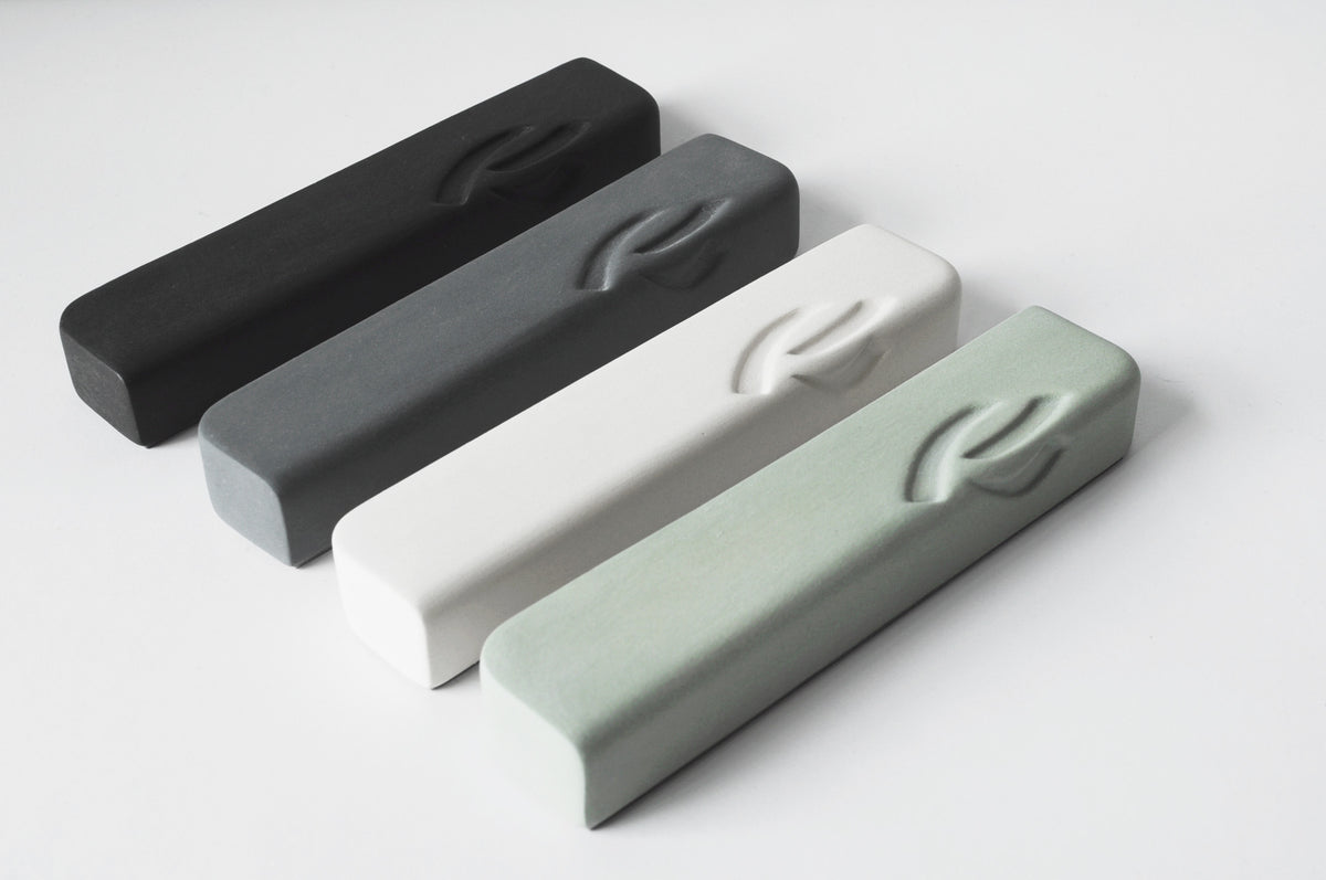Ceramic Mezuzah (Small, White)
