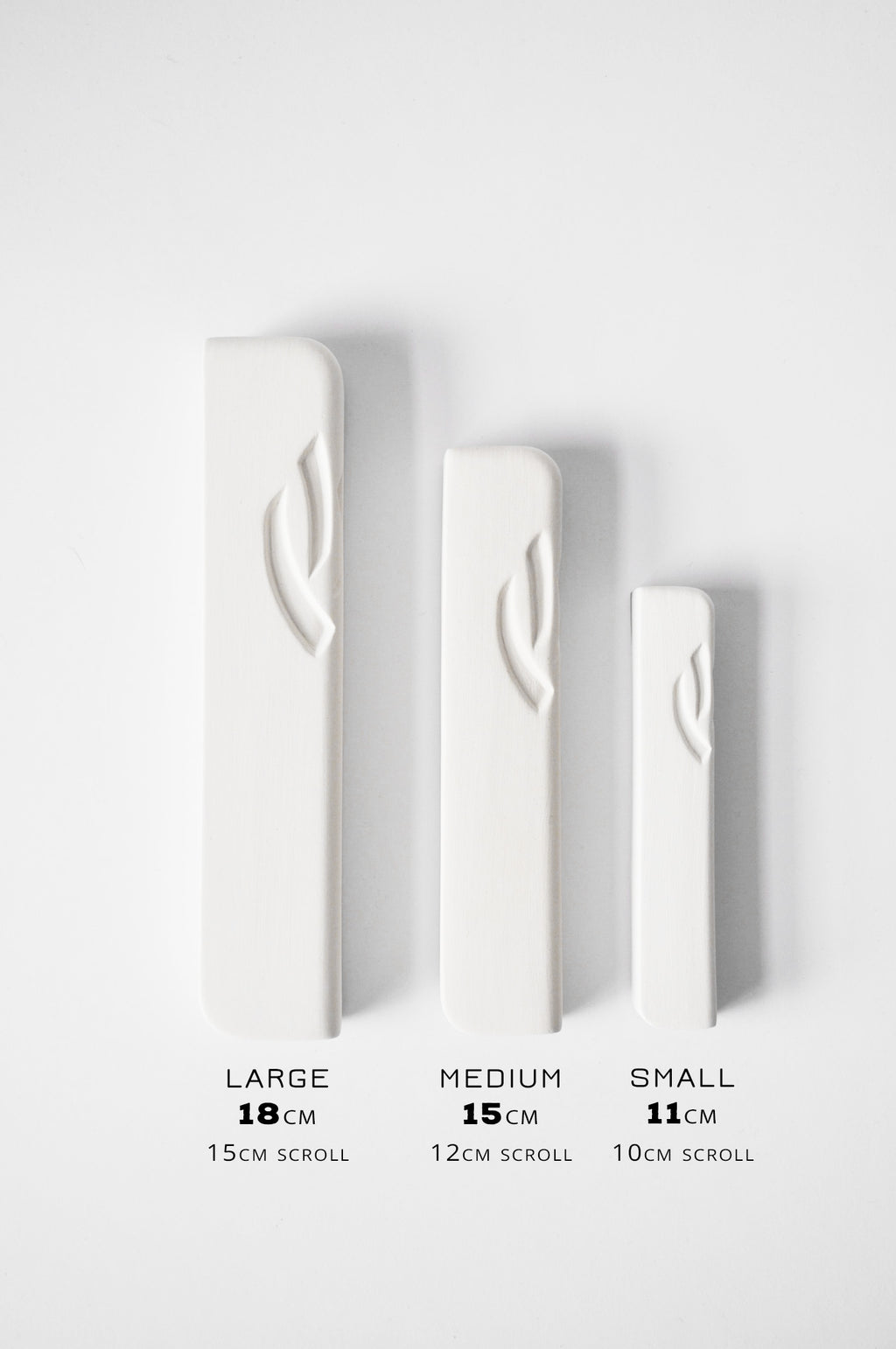 Ceramic Mezuzah Dark Grey with 24K Gold Shin