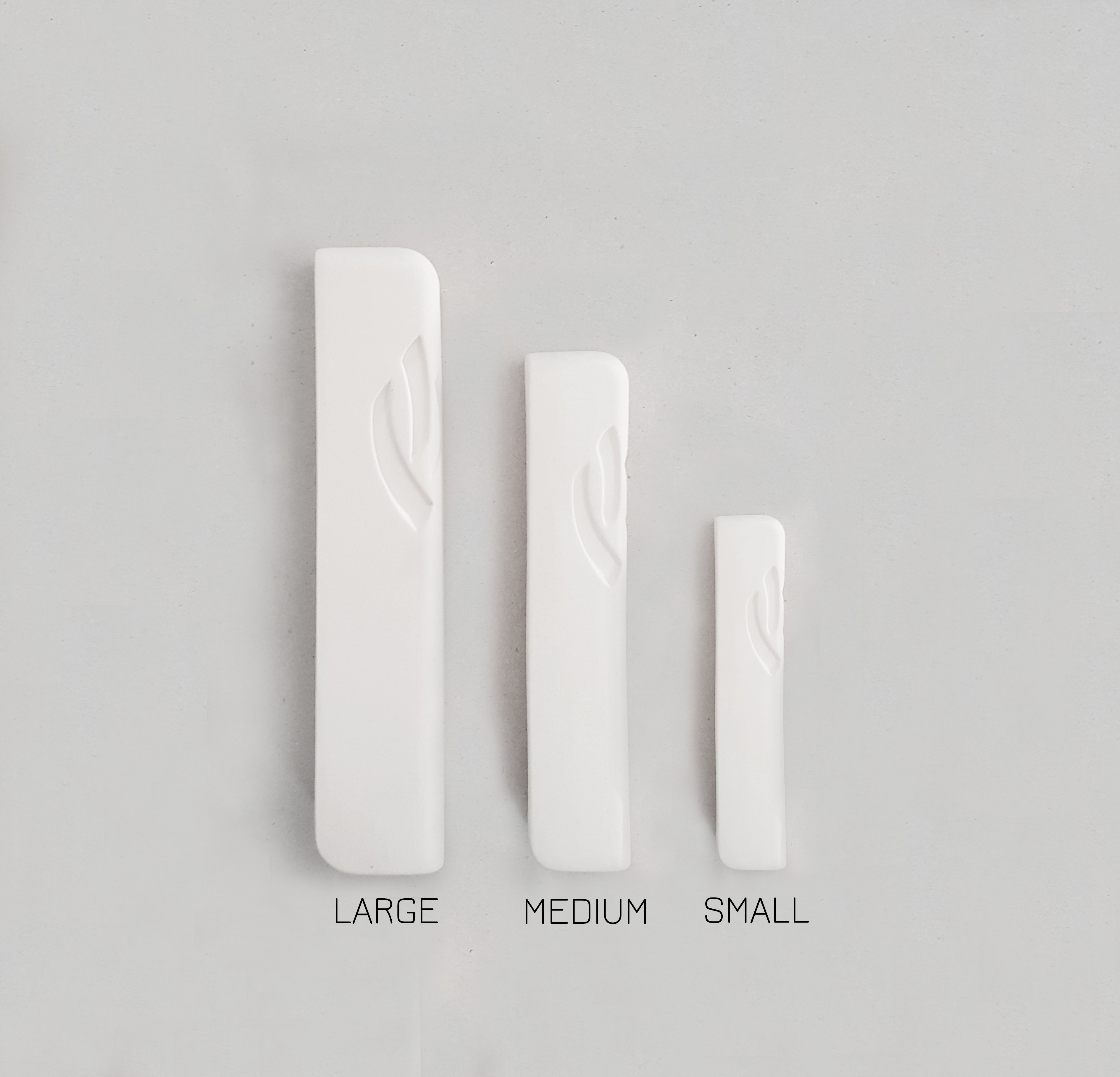 Ceramic Mezuzah with 24K Gold Shin