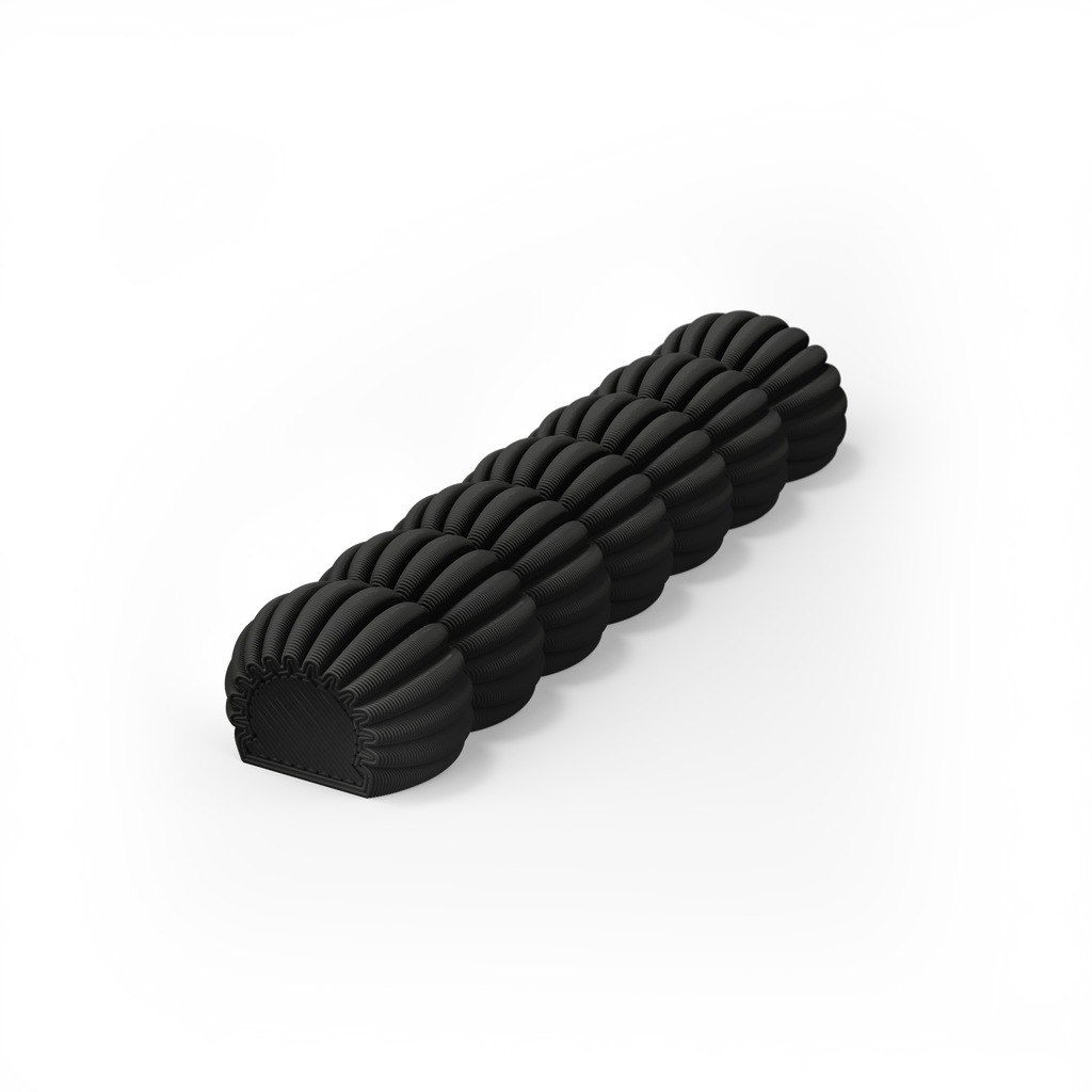 Zayl Charcoal Mezuzah