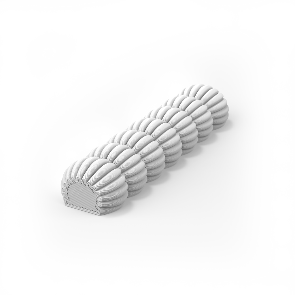 Zayl College White Mezuzah