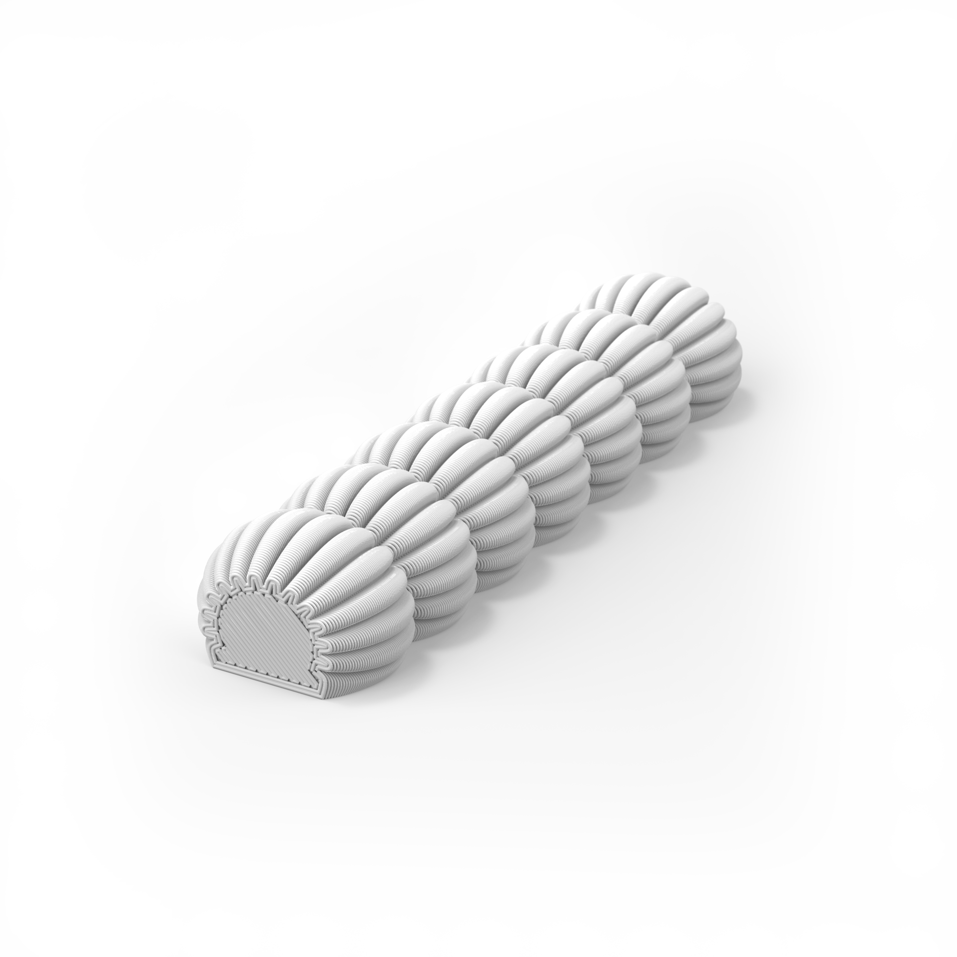 Zayl College White Mezuzah