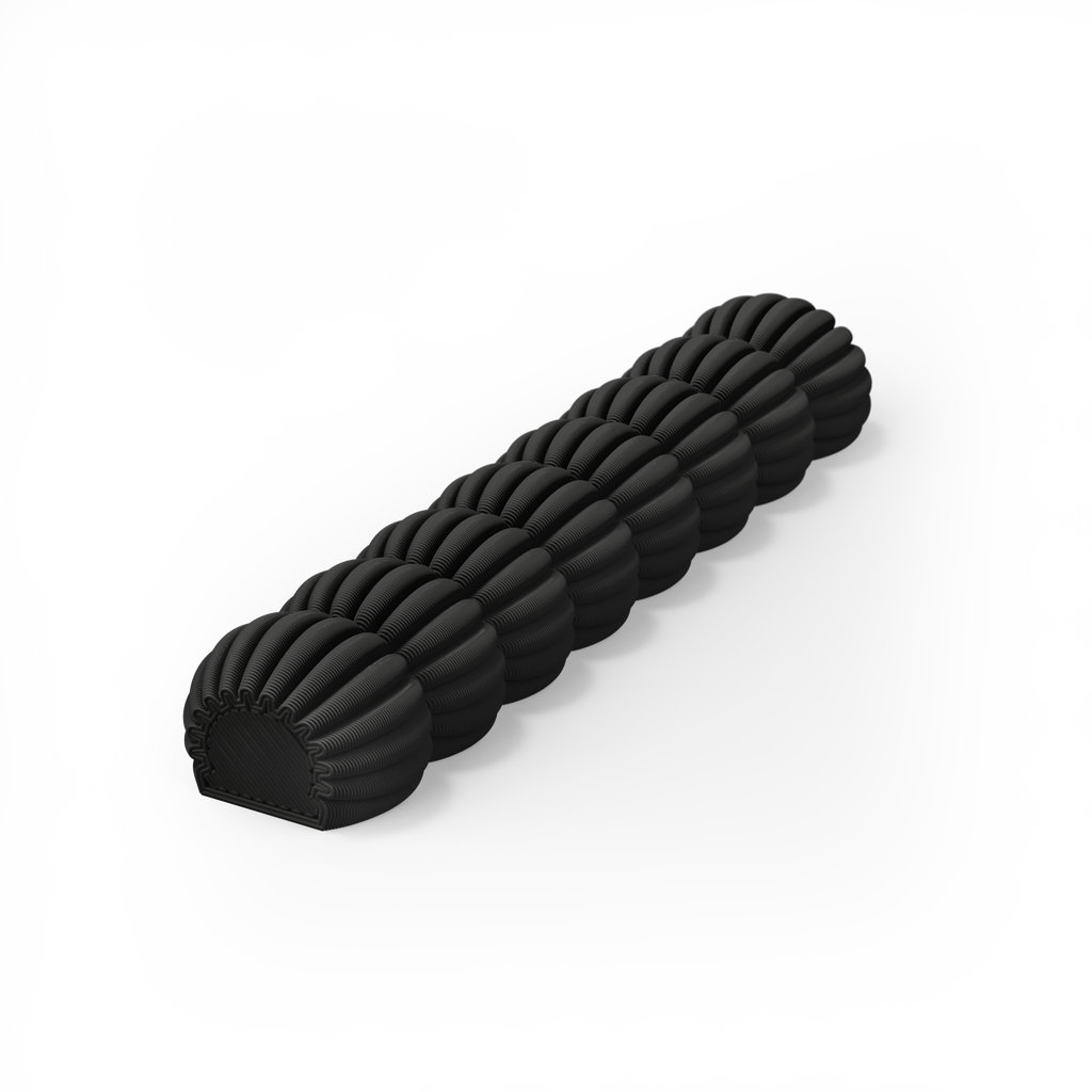 Zayl Charcoal Mezuzah