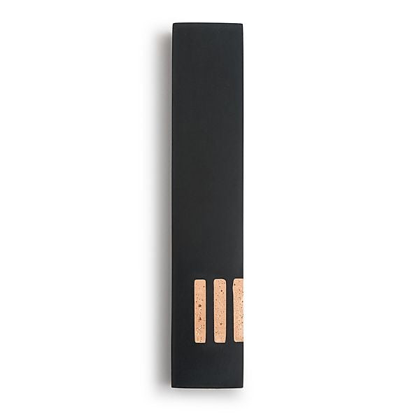 MEZUZAH | Black Narrow | (ש) Side - Champagne