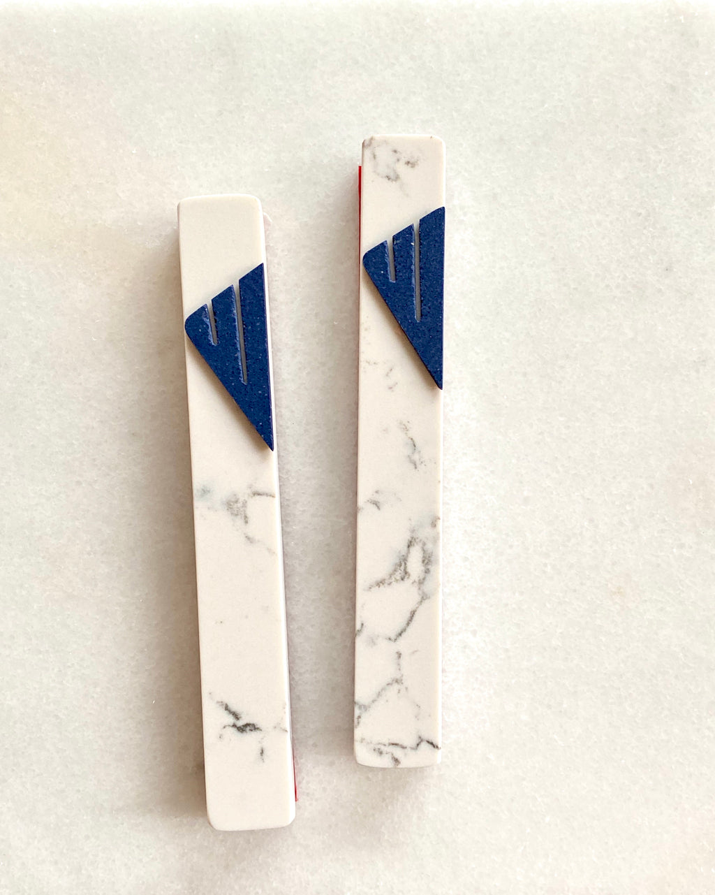 Carrara Mezuzah Blue Shin