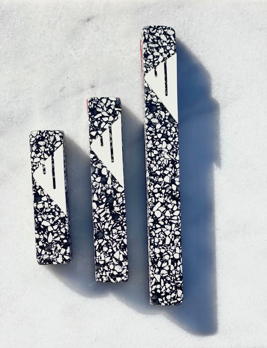 Speckled Mezuzah | White Shin