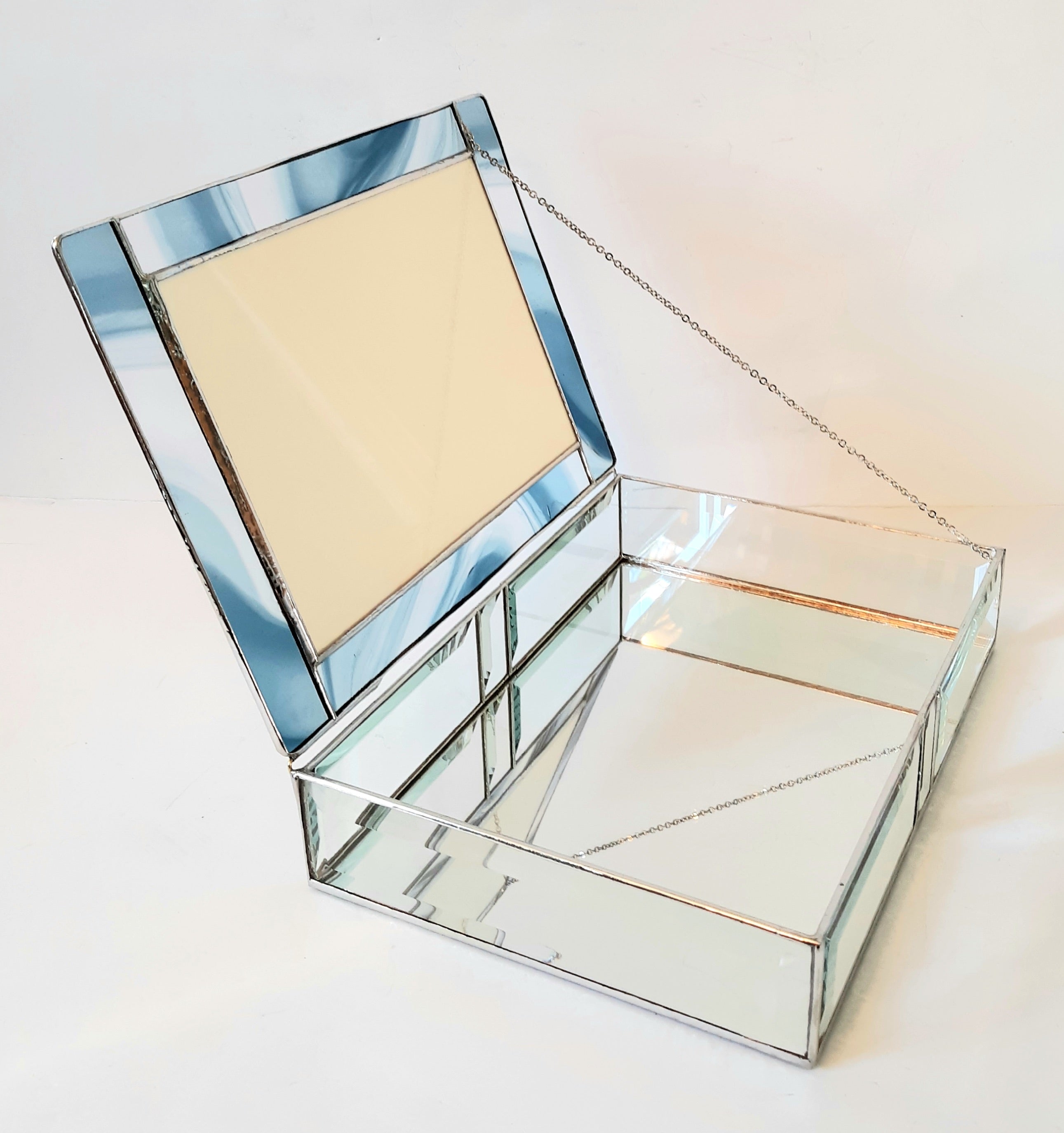Stained glass invitation keepsake box