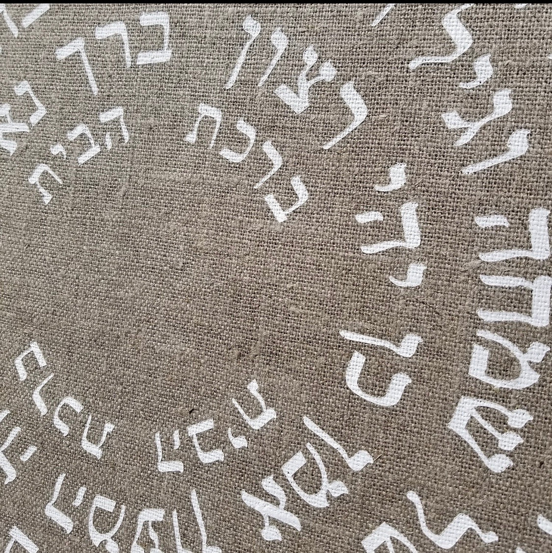 Natural Linen Dark (heavyweight) Home Blessing