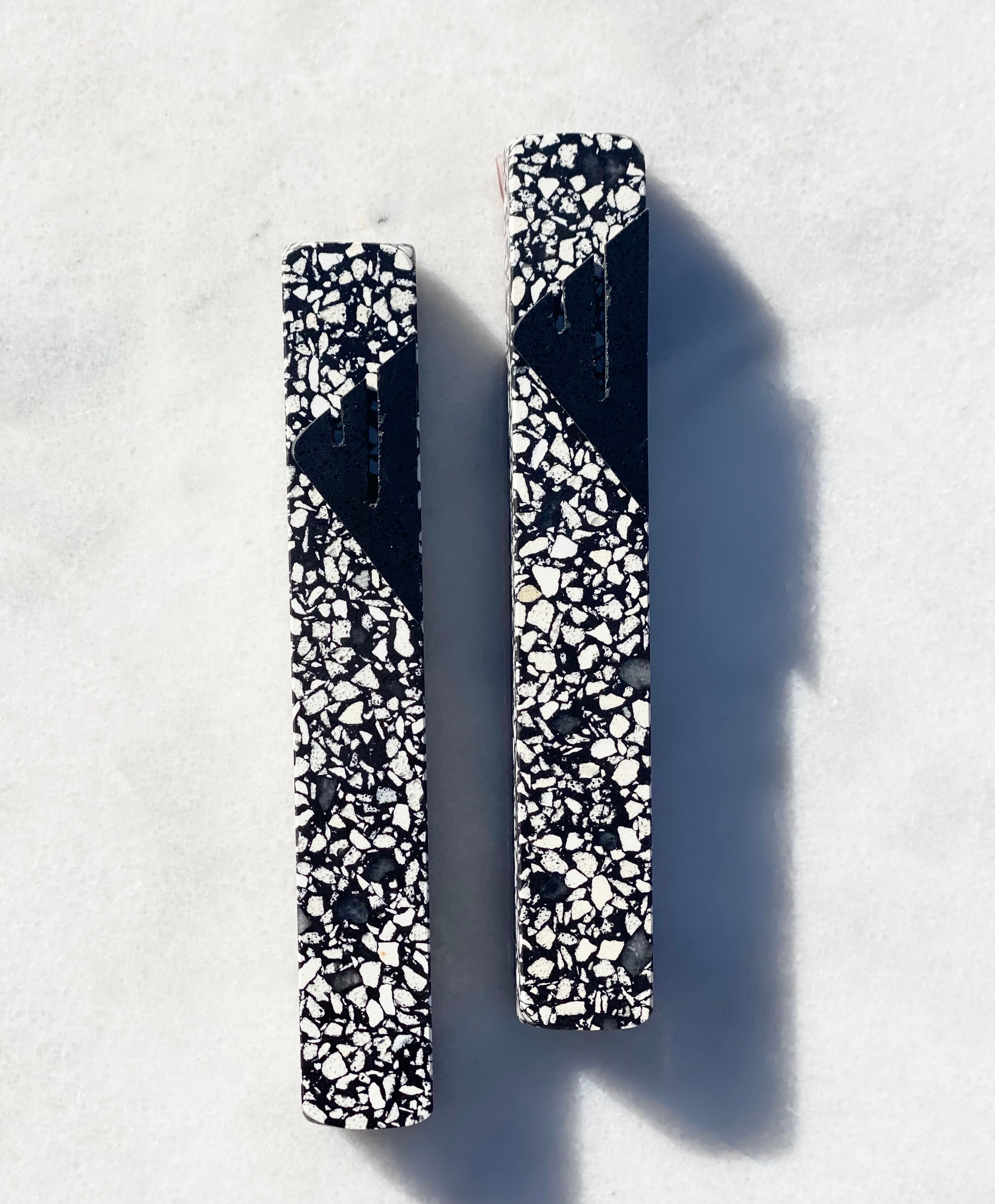 Speckled Mezuzah | Black Shin