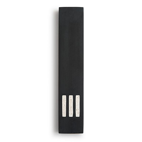 MEZUZAH | Black Narrow | (ש) Middle - White