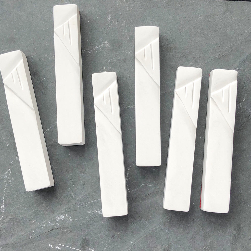 Chalk White Whole Stone Carved