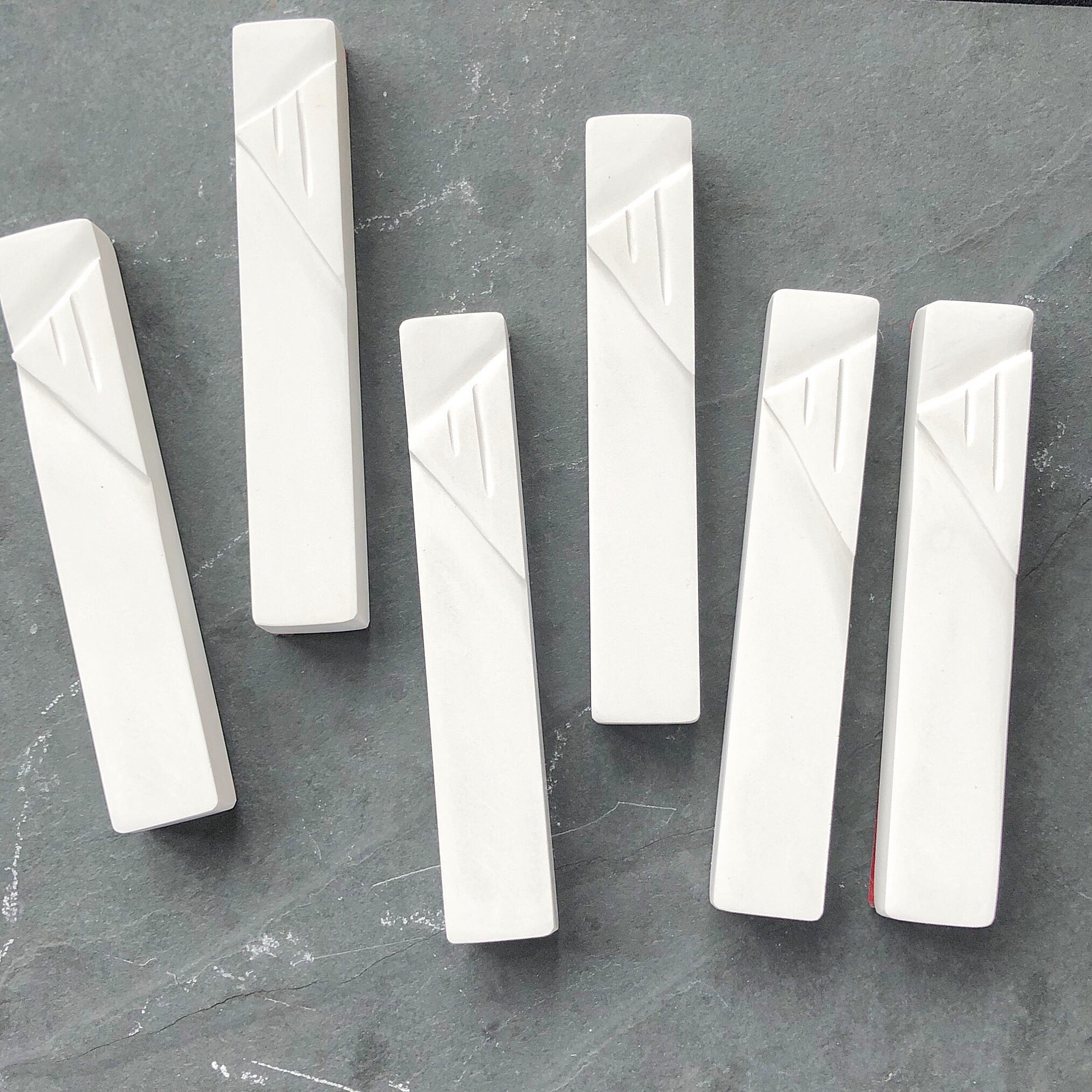 Chalk White Whole Stone Carved