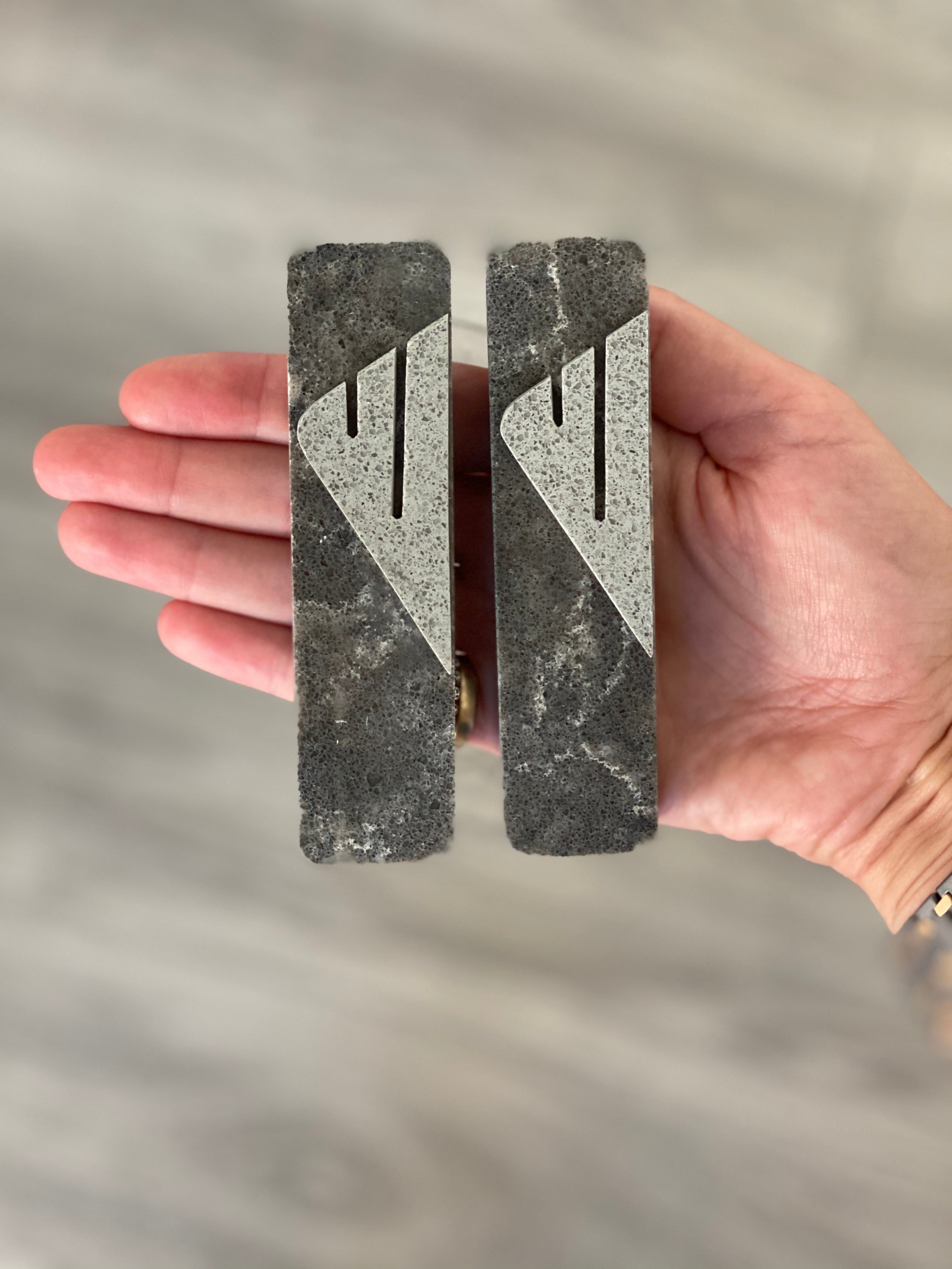 Stormy Mezuzah | Urban Grey Shin