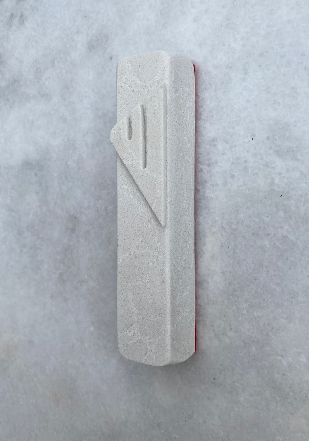 Cream White Mezuzah | Cream White Shin