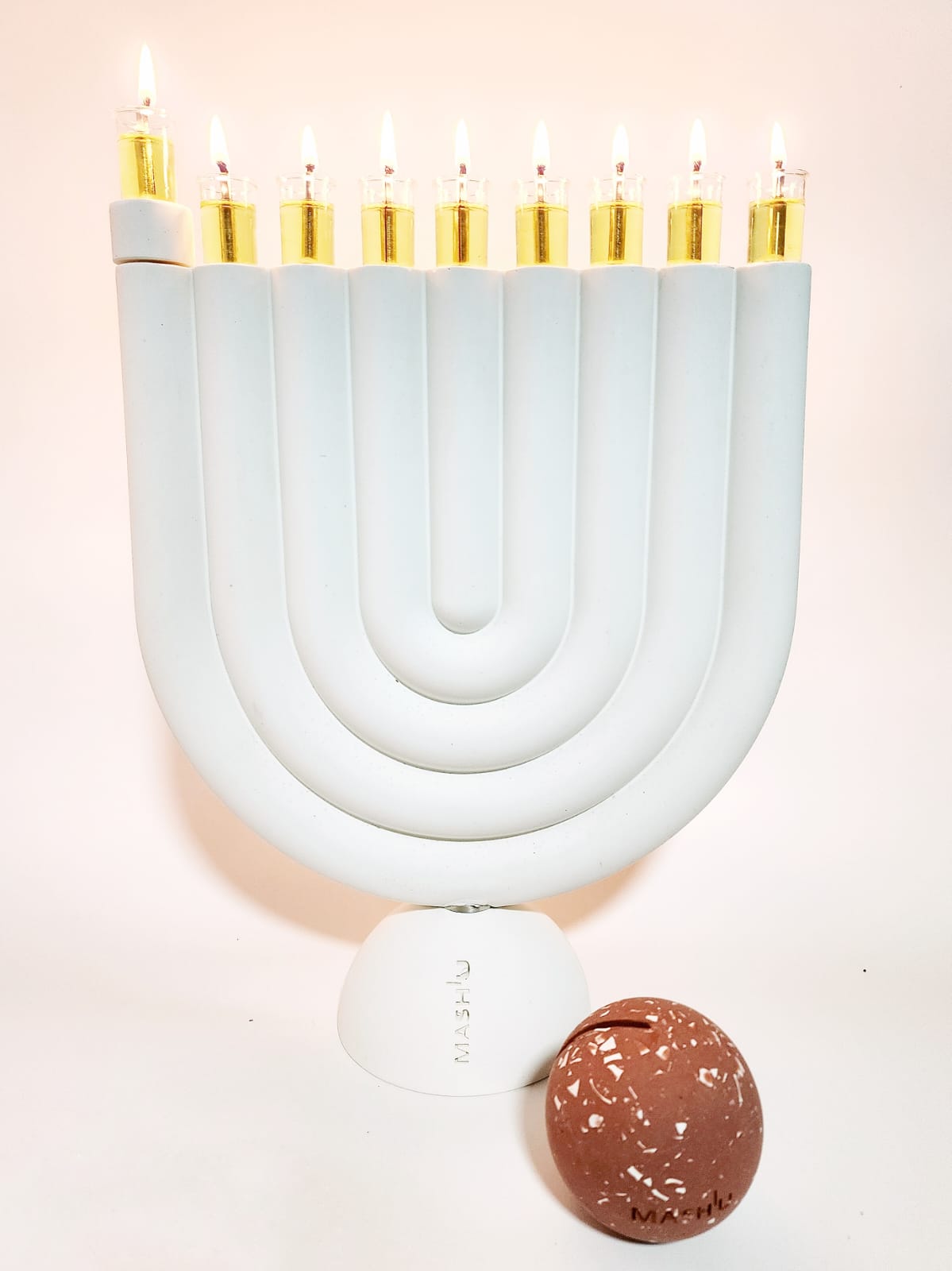 Hanukkah Modern Menorah
