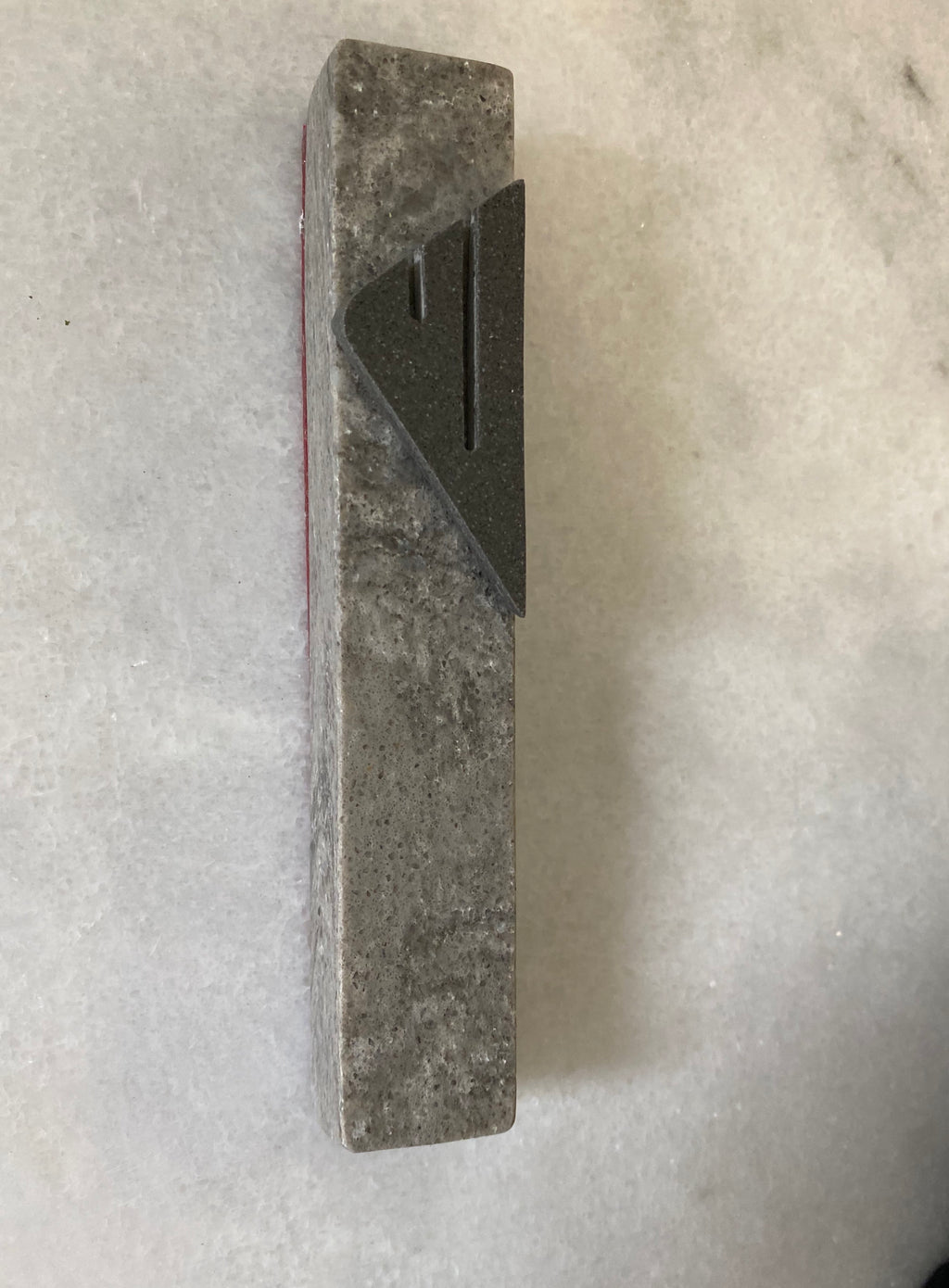 Stormy Mezuzah | Charcoal Shin