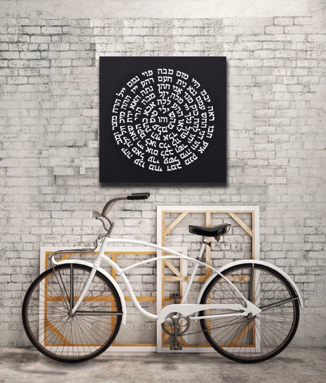 Black Linen Home Blessing