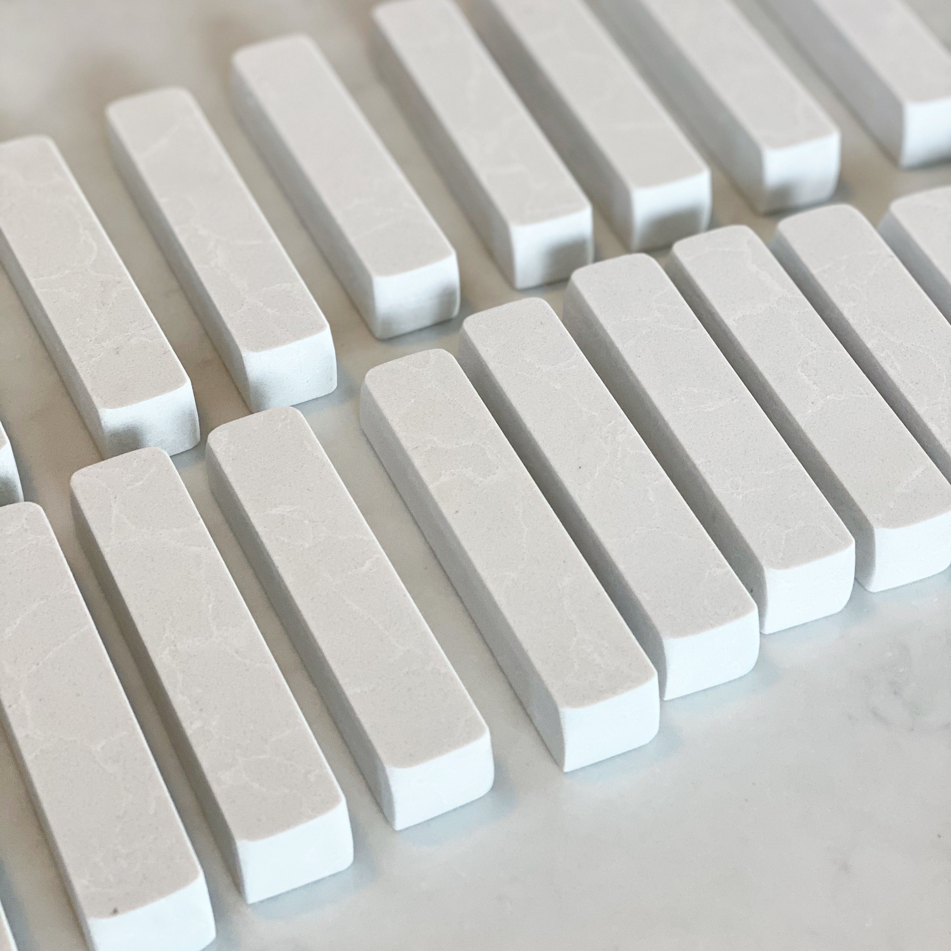 Cream White Mezuzah | No Shin