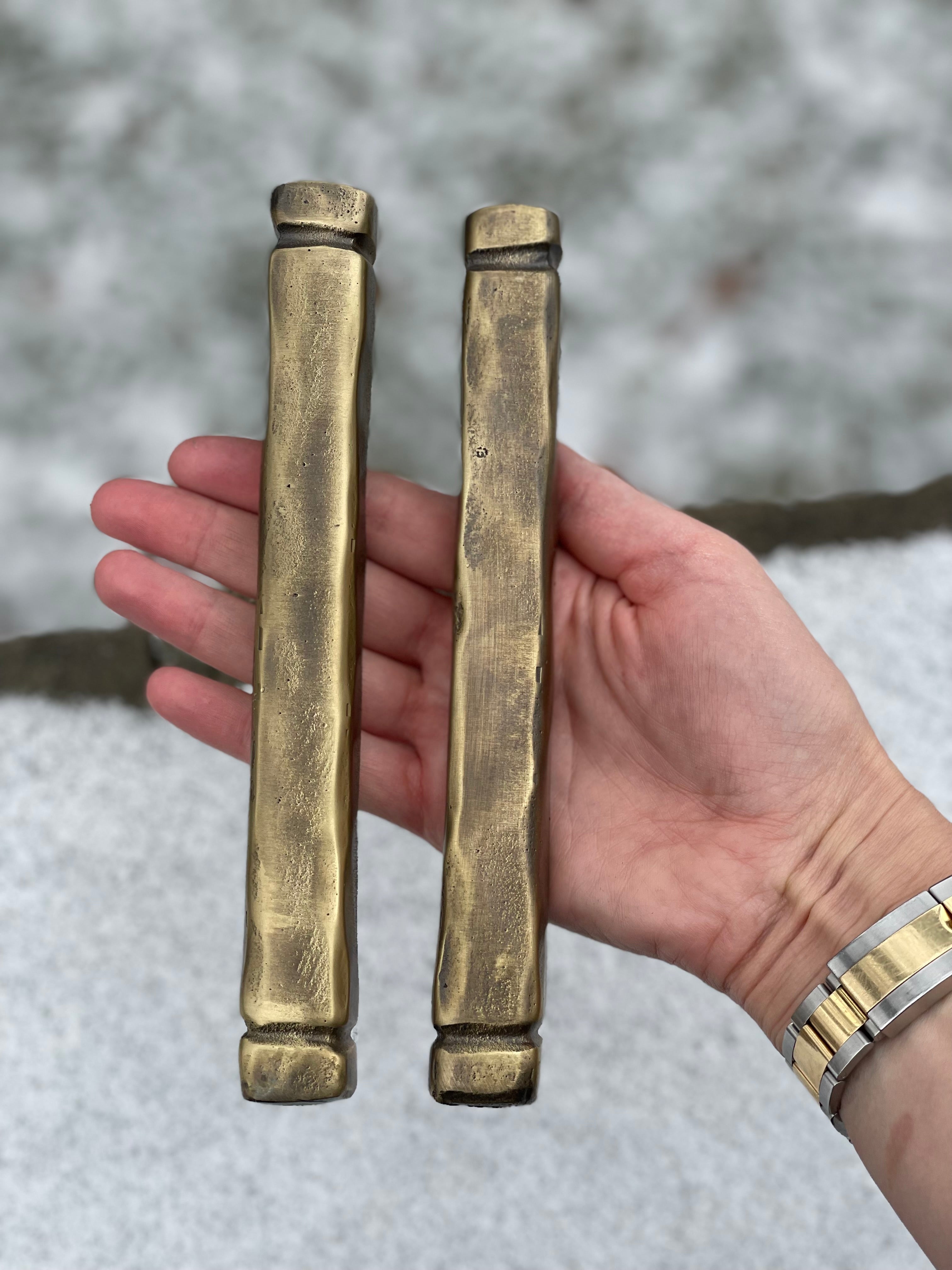 Brass Cast Mezuzah