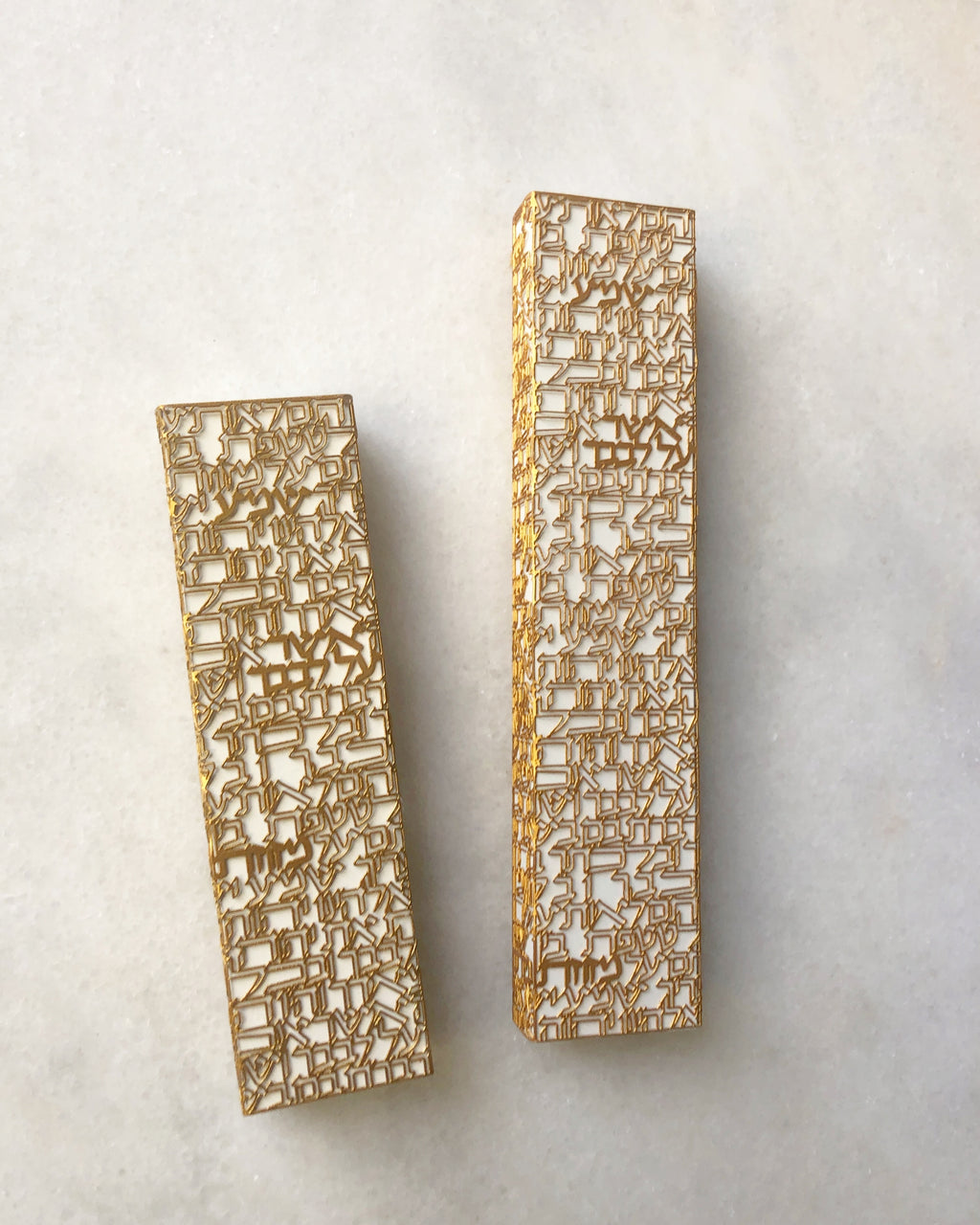 Shema Mezuzah Gold Series
