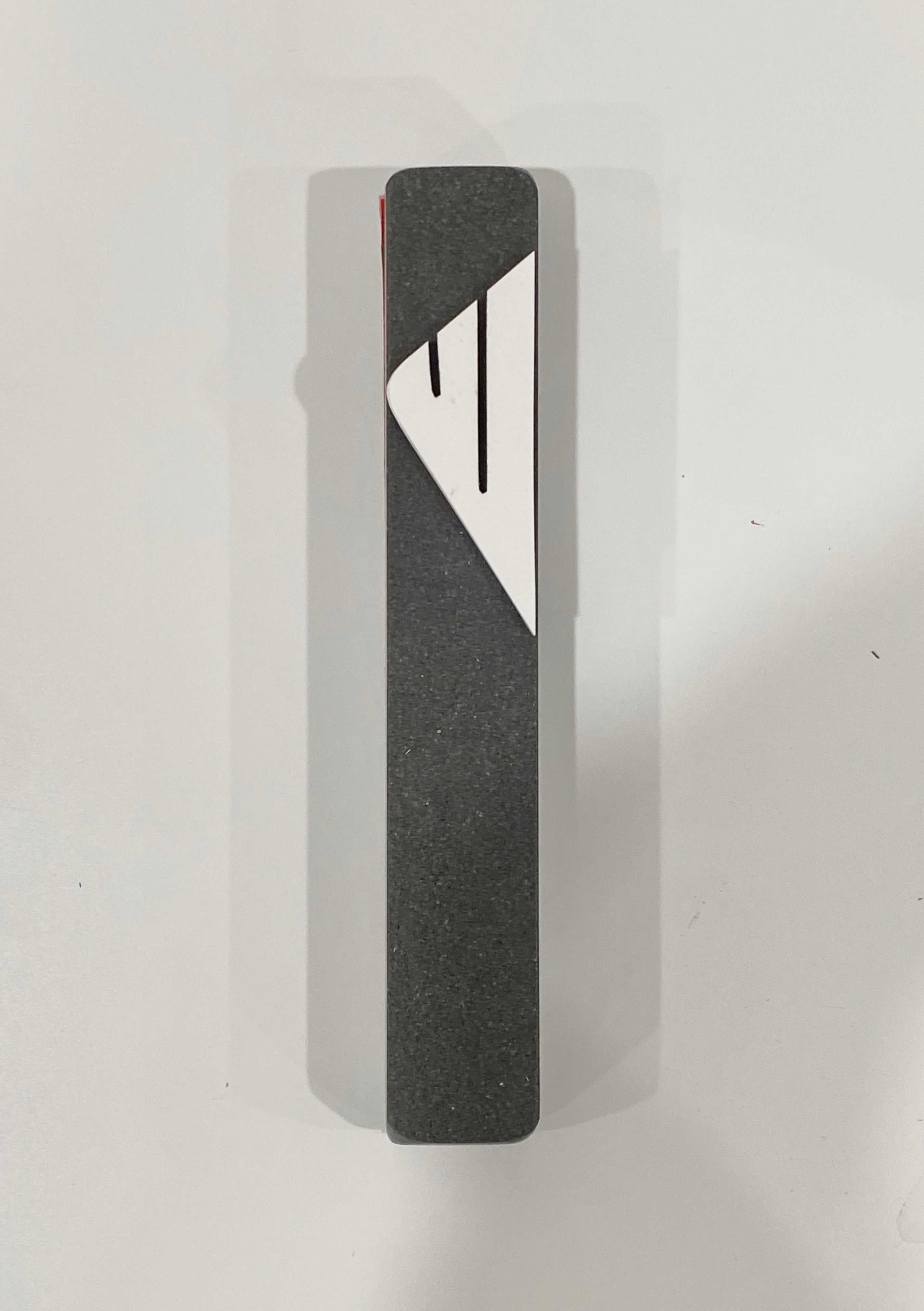Charcoal Mezuzah White Shin