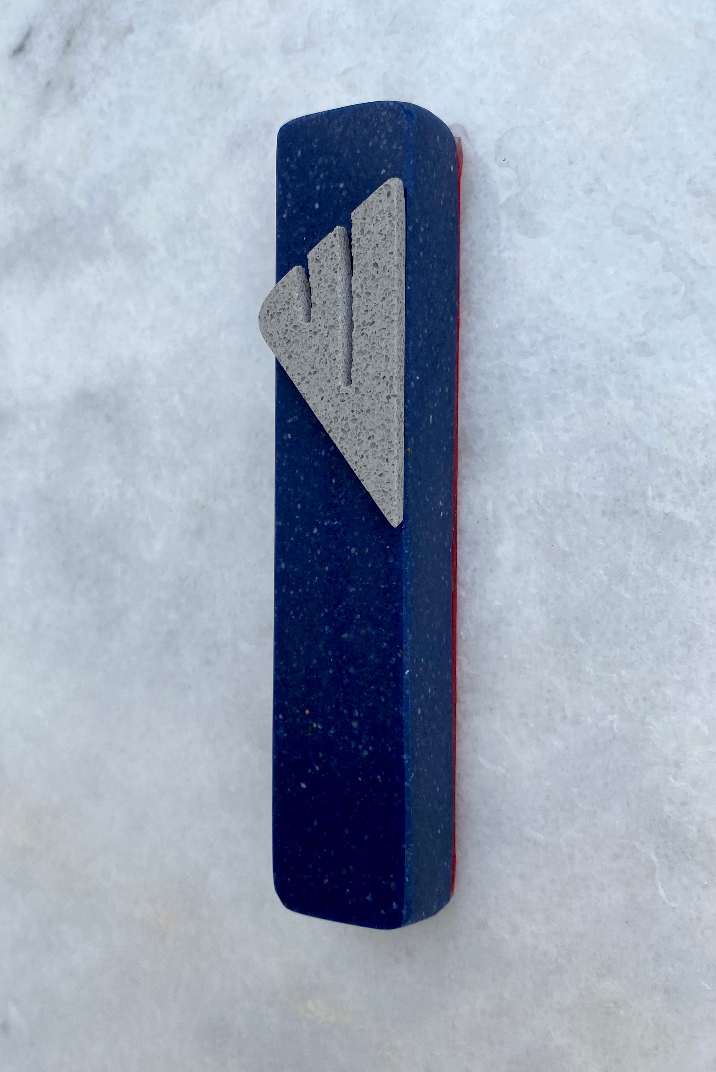 Boy Blue Mezuzah Urban Grey Shin