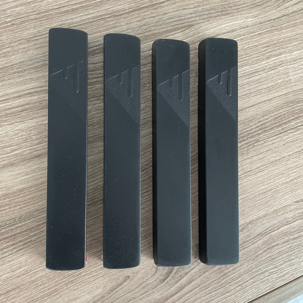 Jet Black Mezuzah Matte Black | Engraved Shin