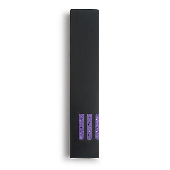 MEZUZAH | Black Narrow | (ש) Side - Purple