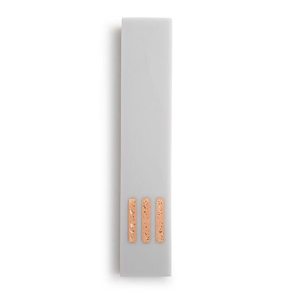 MEZUZAH | Gray Narrow | (ש) Middle - Champagne