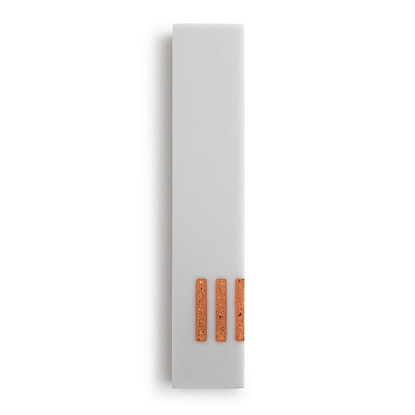 MEZUZAH | Gray Narrow | (ש) Side - Gold